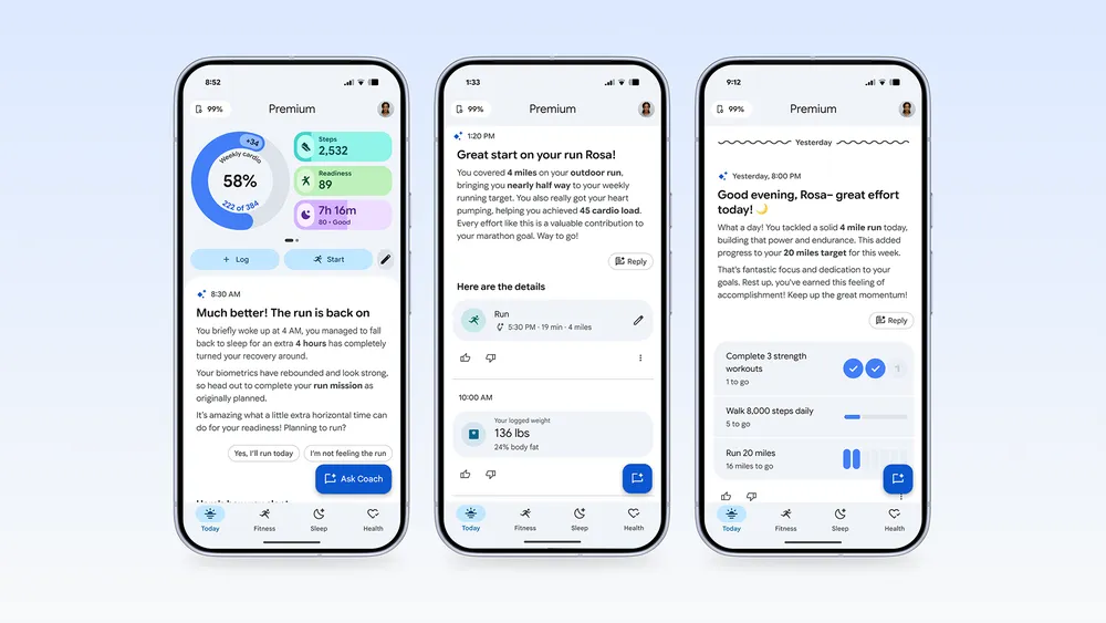 Google Health Coach Dashboard